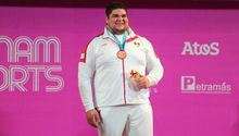 Raúl Manríquez conquistó el Bronce en Levantamiento de Pesas
