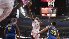 Raptors sorprende y propina derrota a Warriors en Juego 1 de la Final de la NBA