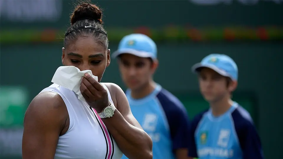 Serena Williams se retira del abierto de Miami por lesión