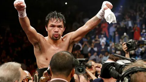 Pacquiao reta a Mayweather para una pelea de revancha