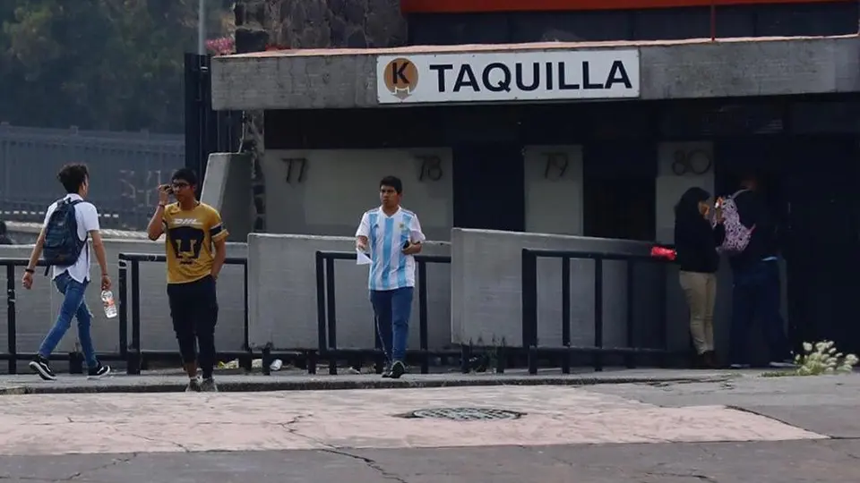 Venta de boletos de Pumas vs América, con poca demanda en taquilla
