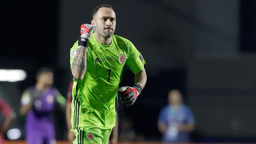 David Ospina celebra en un partido de Colombia | AP