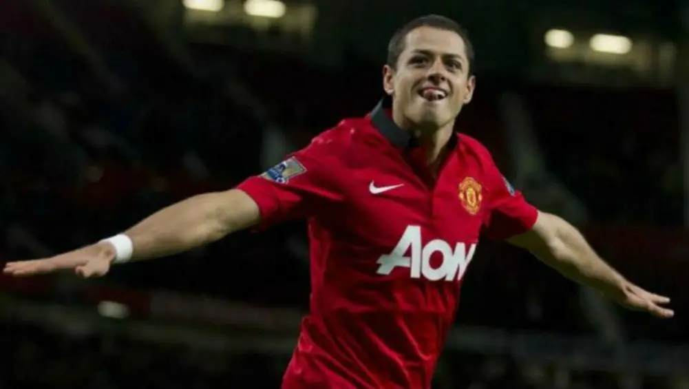 Javier Hernández festeja un gol con el Manchester United | AP