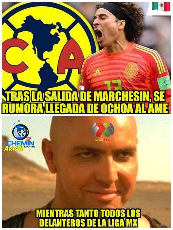 Diviértete con los memes que dejó la salida de Marchesín del América