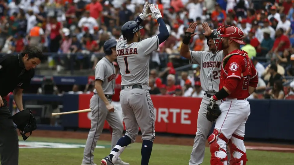 Astros derrota a Angels y 'barre' la serie en Monterrey