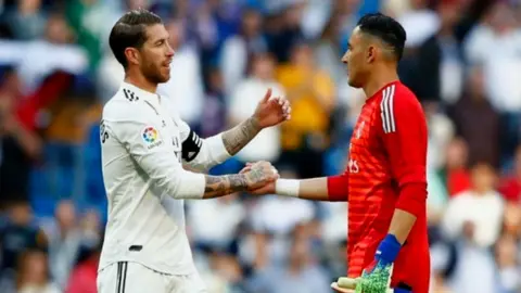 Ramos se despidió de Keylor Navas con emotivo mensaje