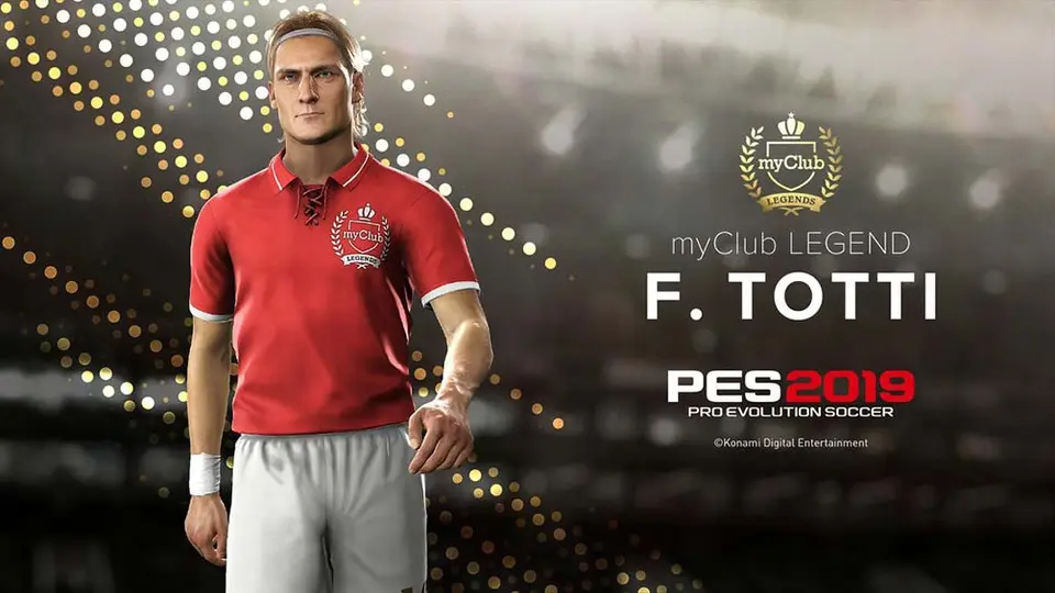 Francesco Totti, la nueva leyenda de PES 2019
