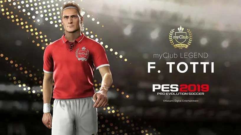 Francesco Totti, la nueva leyenda de PES 2019
