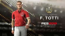 Francesco Totti, la nueva leyenda de PES 2019