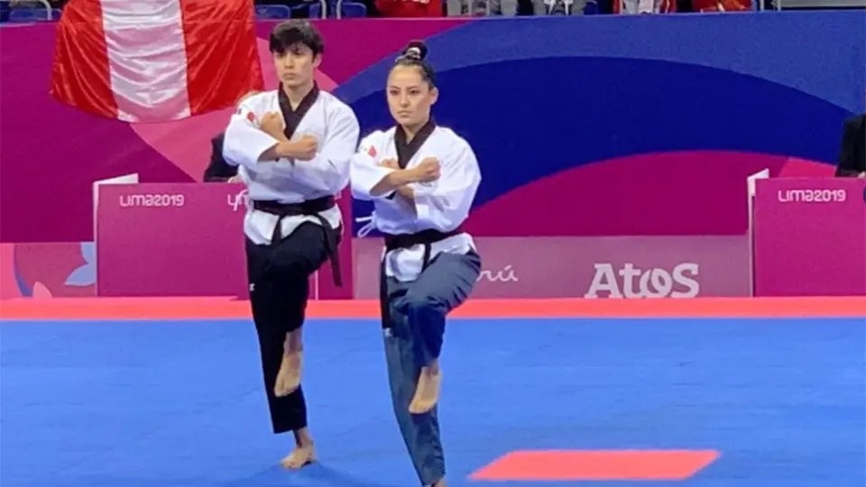 Ana Ibañez y Leonado Juárez ganaron Oro para México en Poomsae de Lima 2019