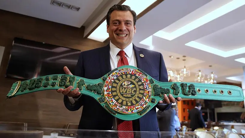 CMB presenta cinturón maya para ganador de Canelo vs Jacobs