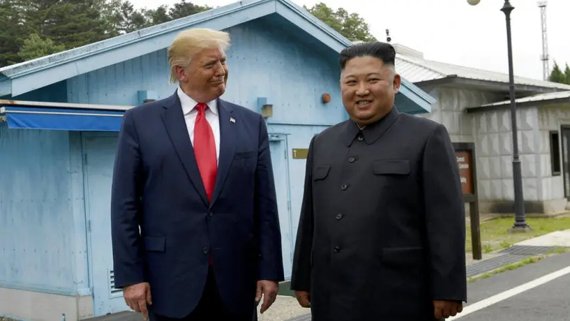Donald Trump y Kim Jong Un tienen histórica reunión en Corea del Norte