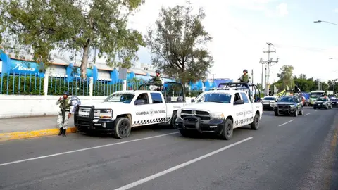 Guardia Nacional inicia labor en duelo amistoso de Celaya vs Pumas