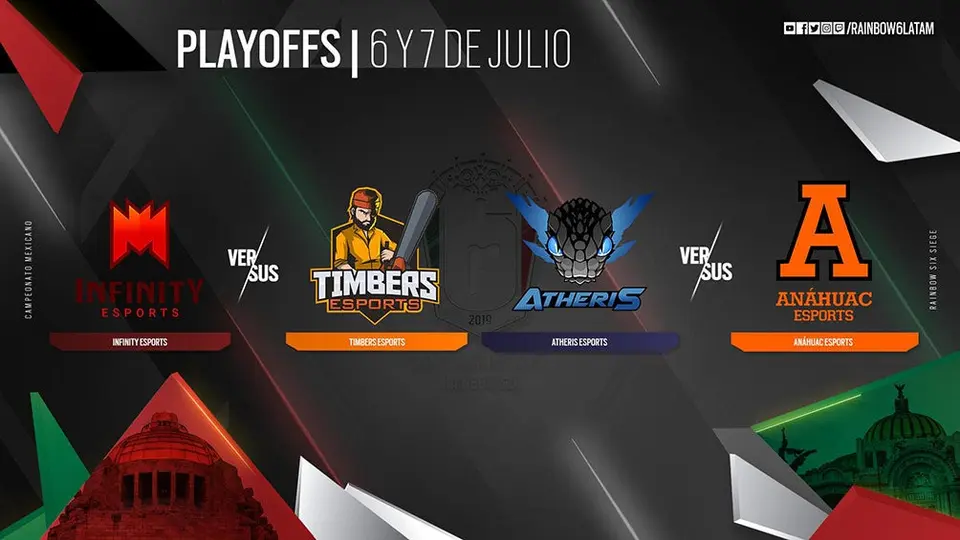 Así quedaron definidos los playoffs del Campeonato Mexicano de Rainbow Six Siege
