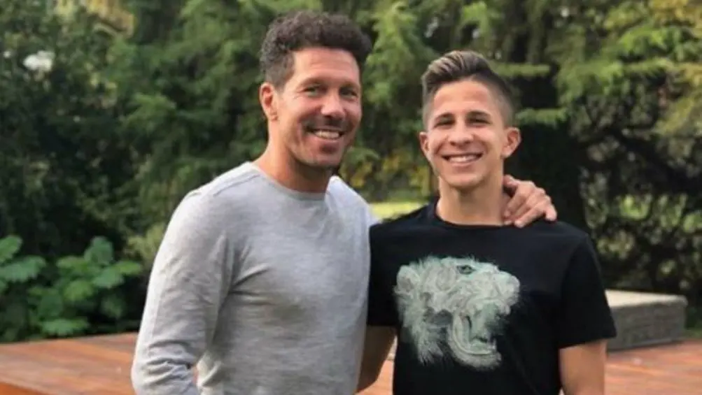 Diego Simeone junto a su hijo Giuliano Simeone | INSTAGRAM @GIULISIMEONE