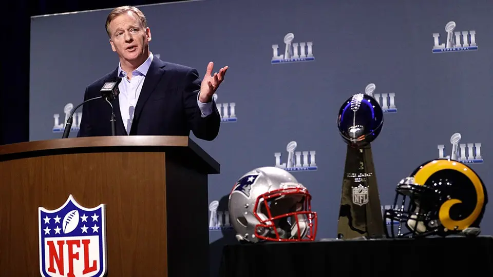 Roger Goodell reconoce error que llevó a los Rams al SB LIII