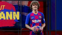 Hija de Griezmann quedó impresionada con el eco del Camp Nou