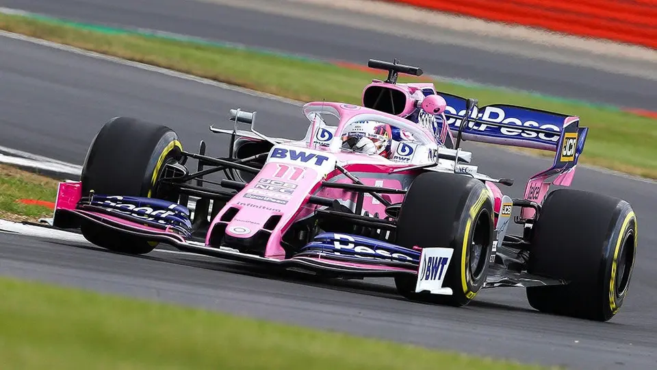 Checo Pérez terminó en el último lugar del GP de Gran Bretaña