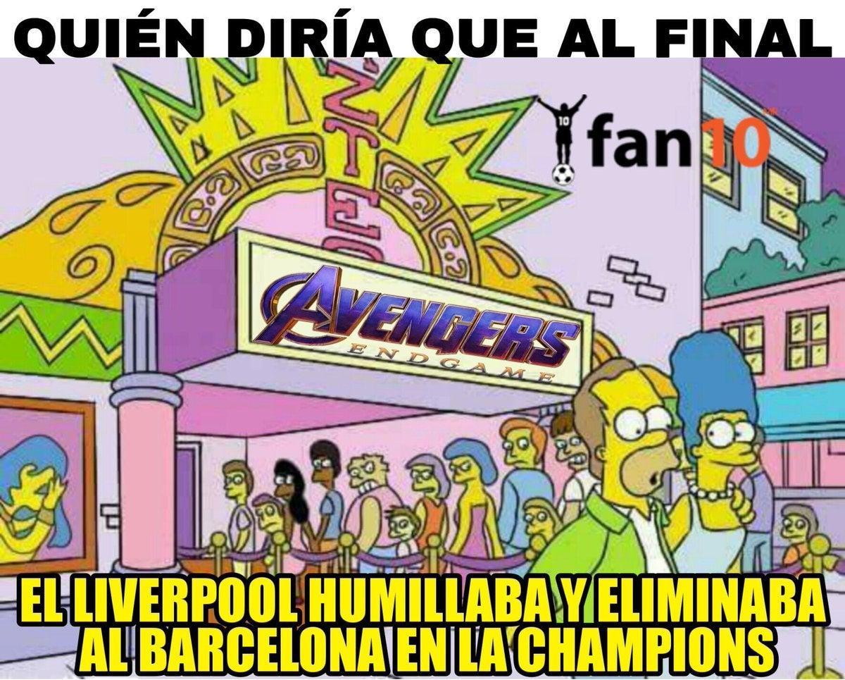 Memes destrozan al Barcelona tras épica remontada del Liverpool