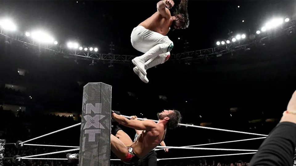 Andrade 'Cien' Almas vs Johnny Gargano, en el top 10 de las mejores luchas del 2018 en WWE