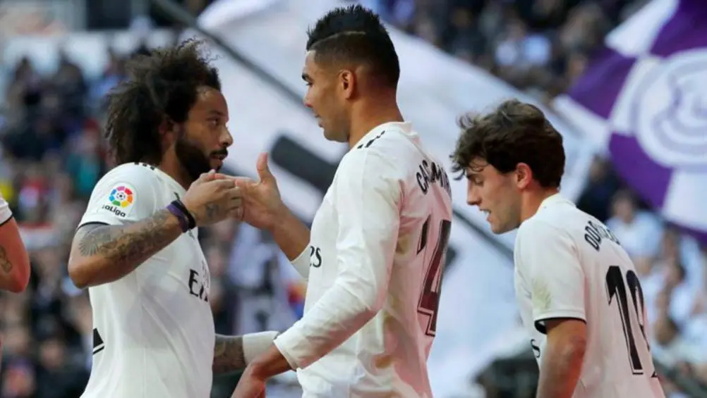 Marcelo y Casemiro en el partido vs Girona | EFE