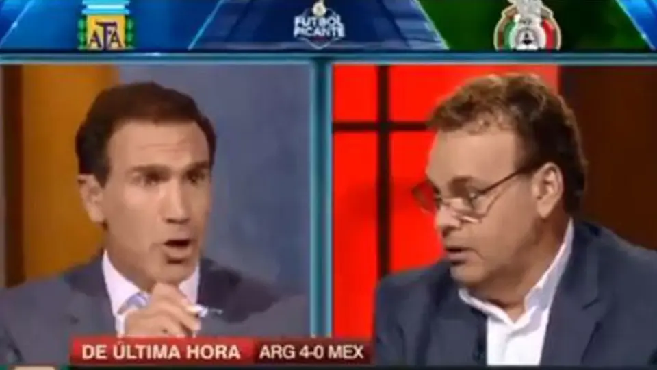 David Faitelson y Gabriel De Anda se insultaron en vivo en Futbol Picante