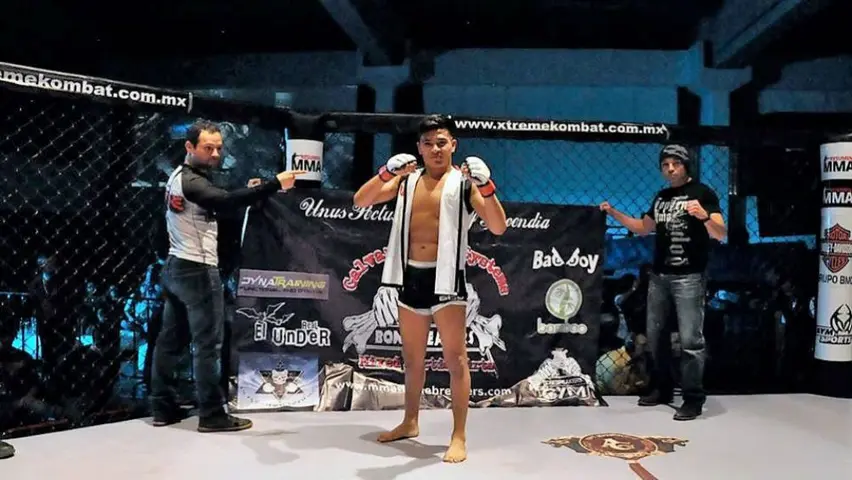 David Martínez, peleador mexicano de MMA | FACEBOOK  RICARDO MARTINEZ