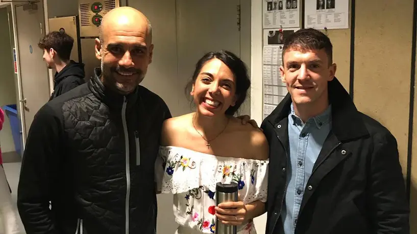 Guardiola se reencuentra con actriz mexicana a quien inspiró de joven