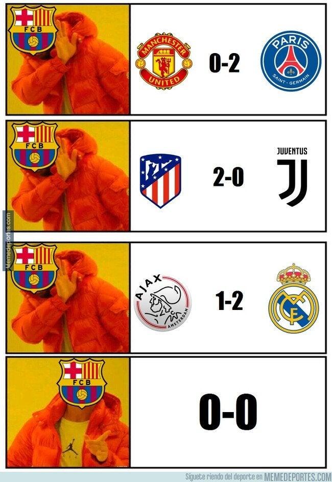 Los memes se burlan del Real Madrid tras goleada del Barcelona