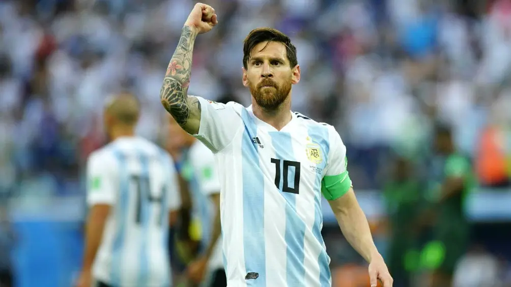 Messi, festeja anotación en la Copa del Mundo de Rusia 2018 | IMAGO7