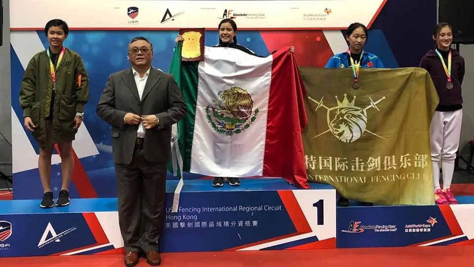 Fernanda Herrera apunta a lo más alto en el esgrima