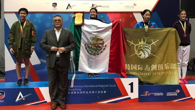 Fernanda Herrera apunta a lo más alto en el esgrima