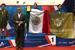 Fernanda Herrera apunta a lo más alto en el esgrima