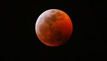 'Luna de sangre' ilumina cielo de México
