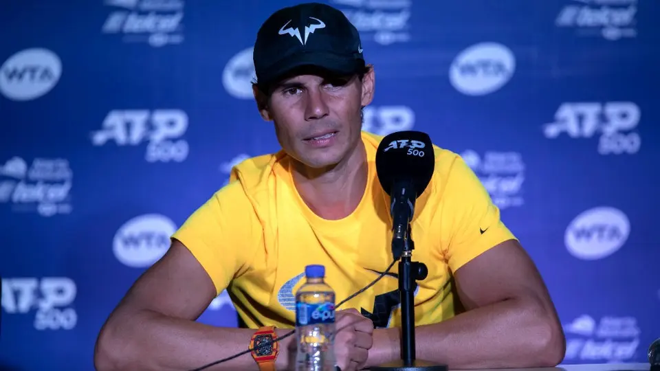 Rafael Nadal, listo para el Abierto Mexicano de Tenis pese a lesión