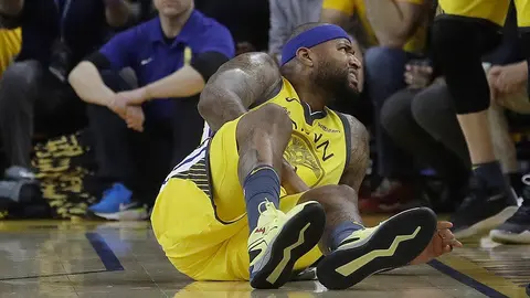 DeMarcus Cousins, baja indefinida para los Warriors