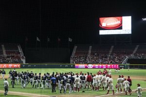 Jugadores de Tigres y Diablos Rojos protagonizaron conato de pelea