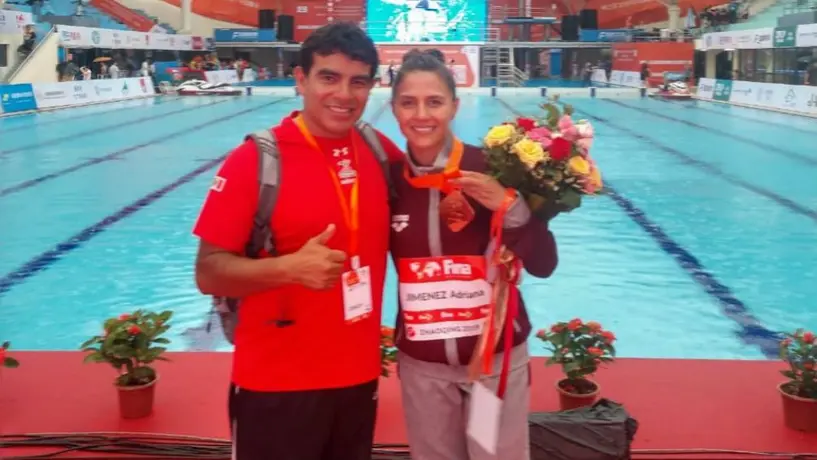 Adriana Jiménez ganó el Bronce en la Copa del Mundo de clavados de altura