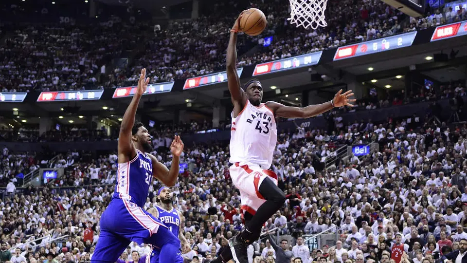 Raptors abre las 'fauces' y se devora a 76ers
