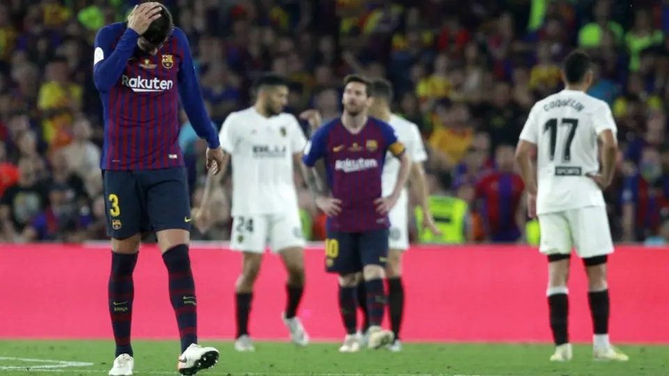 Barcelona fracasó en la Copa del Rey ante el Valencia