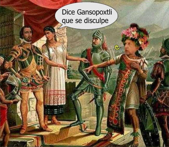 Memes de AMLO y el Rey de España 'conquistan' las redes