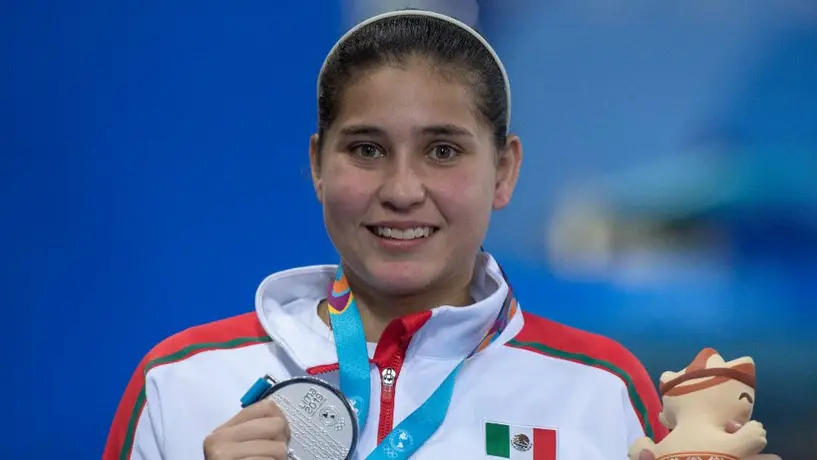 Dolores Hernández conquistó la Plata en trampolín de 3 metros