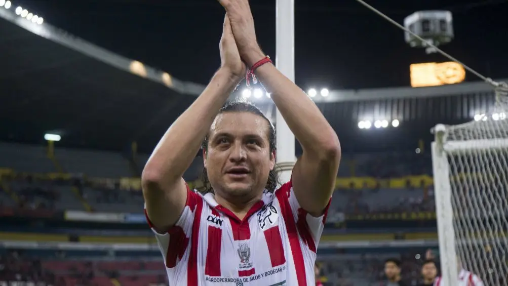Héctor Reynoso, en un juego de históricos de Chivas y Atlas en 2016 | MEXSPORT