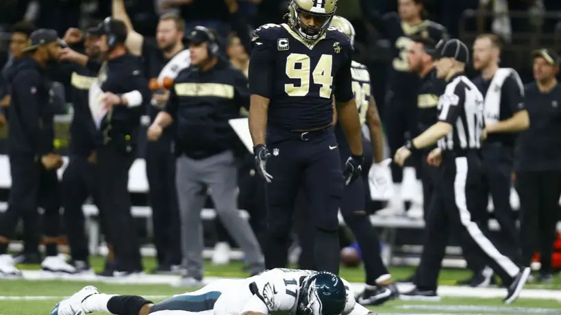 Eagles deja el trono vacante tras caer ante los Saints