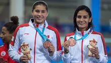 Paola Espinosa y Dolores Hernández se cuelgan el Bronce en Lima 2019