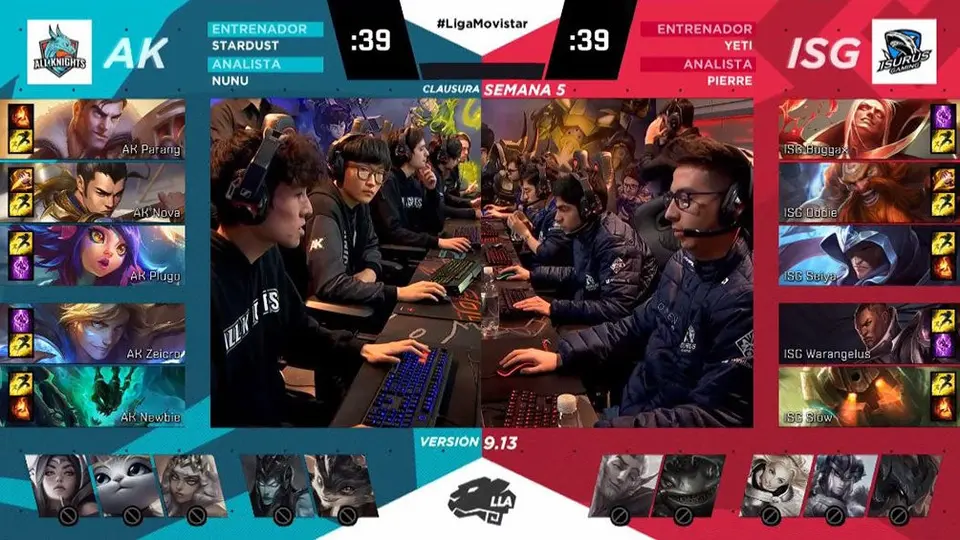 Isurus Gaming pierde el invicto en contra de All Knights