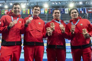 México obtiene Bronce en relevo 4x200 metros libre varonil con tiempo récord
