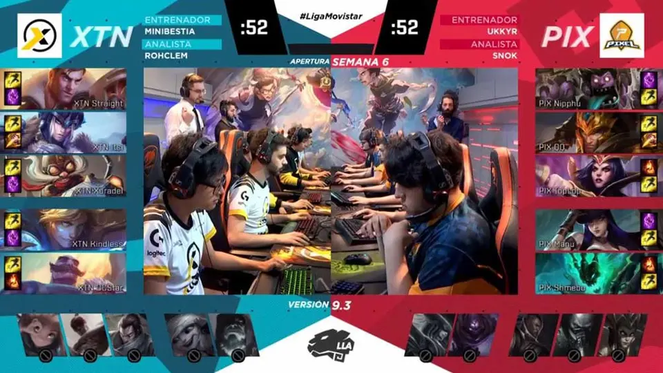 XTEN Esports frena racha de Pixel Esports Club en la LLA