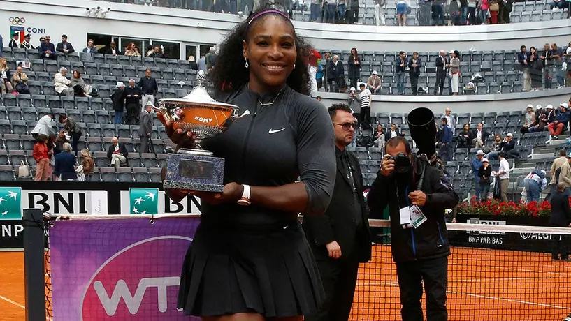 Serena Williams reaparecerá en el abierto de Italia 