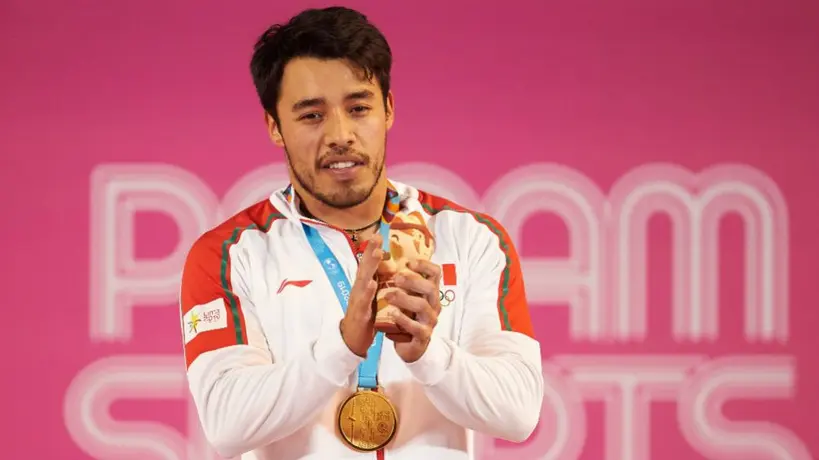 Jonathan Muñoz conquistó el Oro en halterofilia en Lima 2019